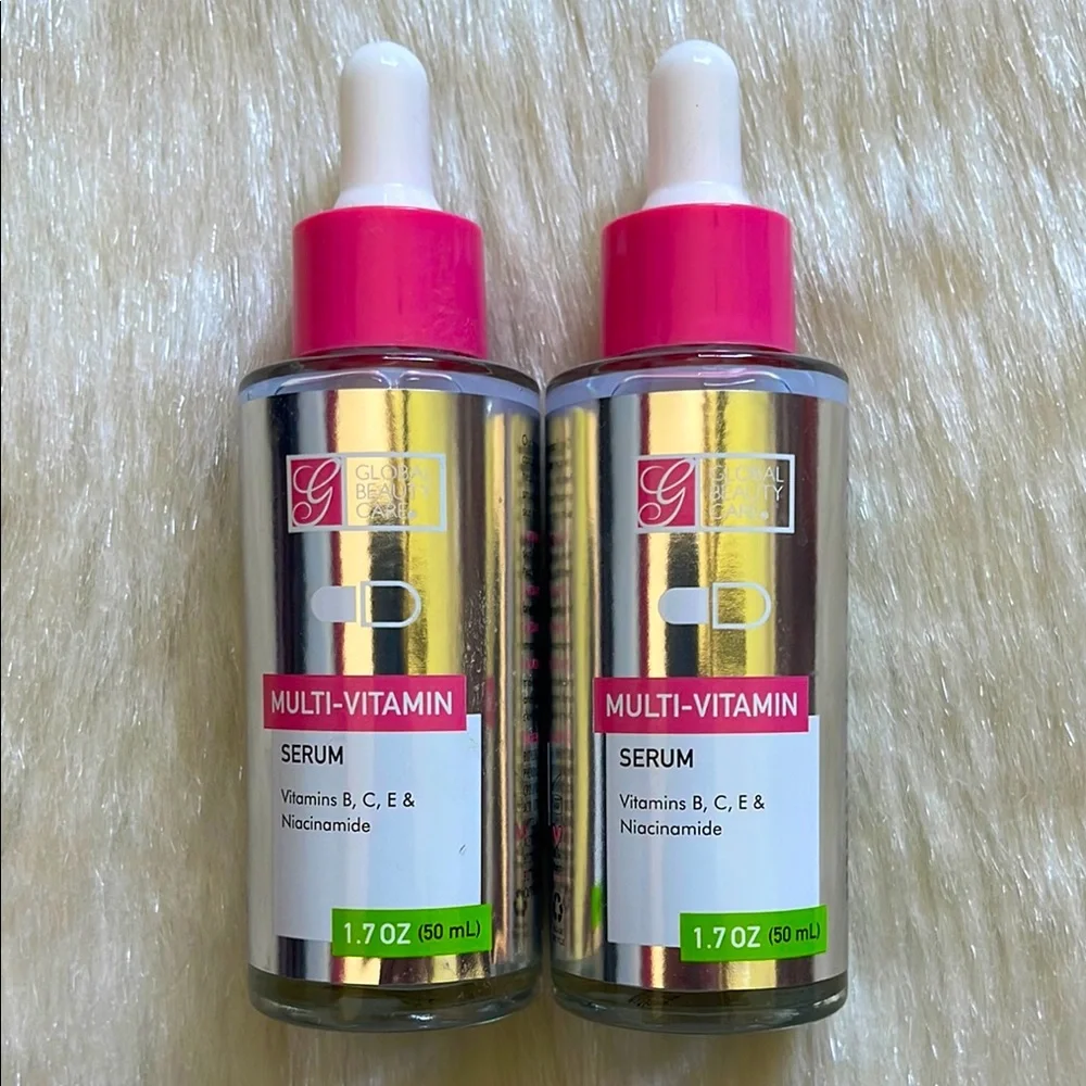 Global Beauty Care Moisturizing Hydrating Rejuvenating Multi-Vitamin Face Serum